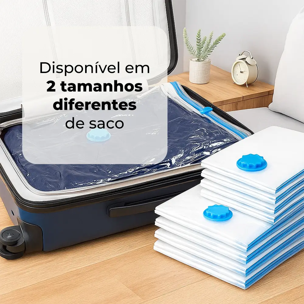 Kit 5 Sacos para Compressão a Vácuo ZeroAir