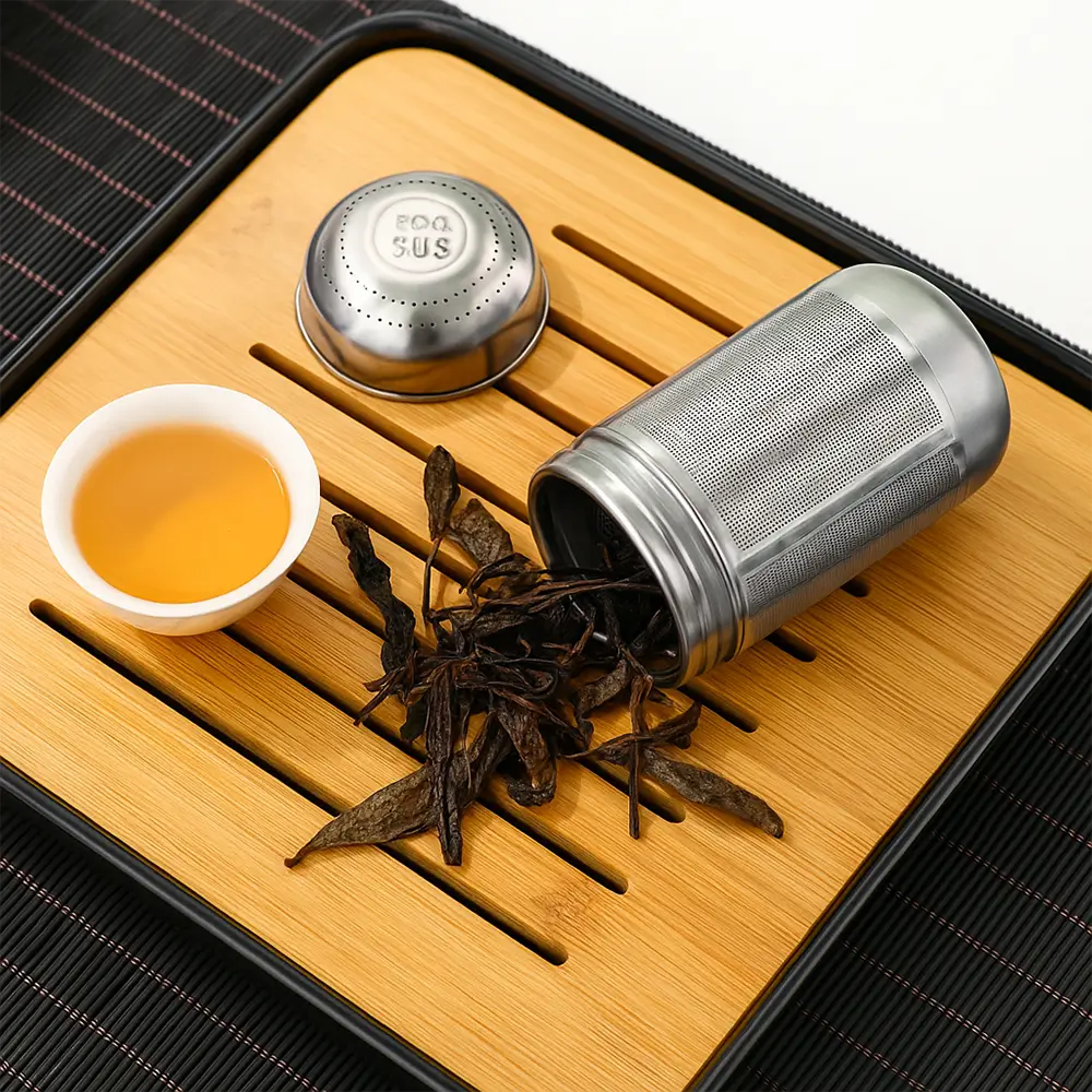 Infusor de Chá EasyTea com Corrente – Aço Inoxidável