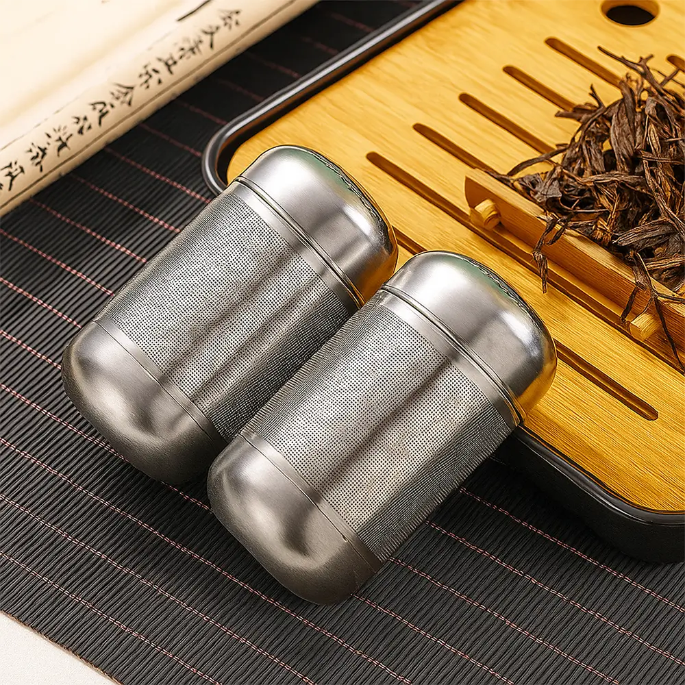 Infusor de Chá EasyTea com Corrente – Aço Inoxidável