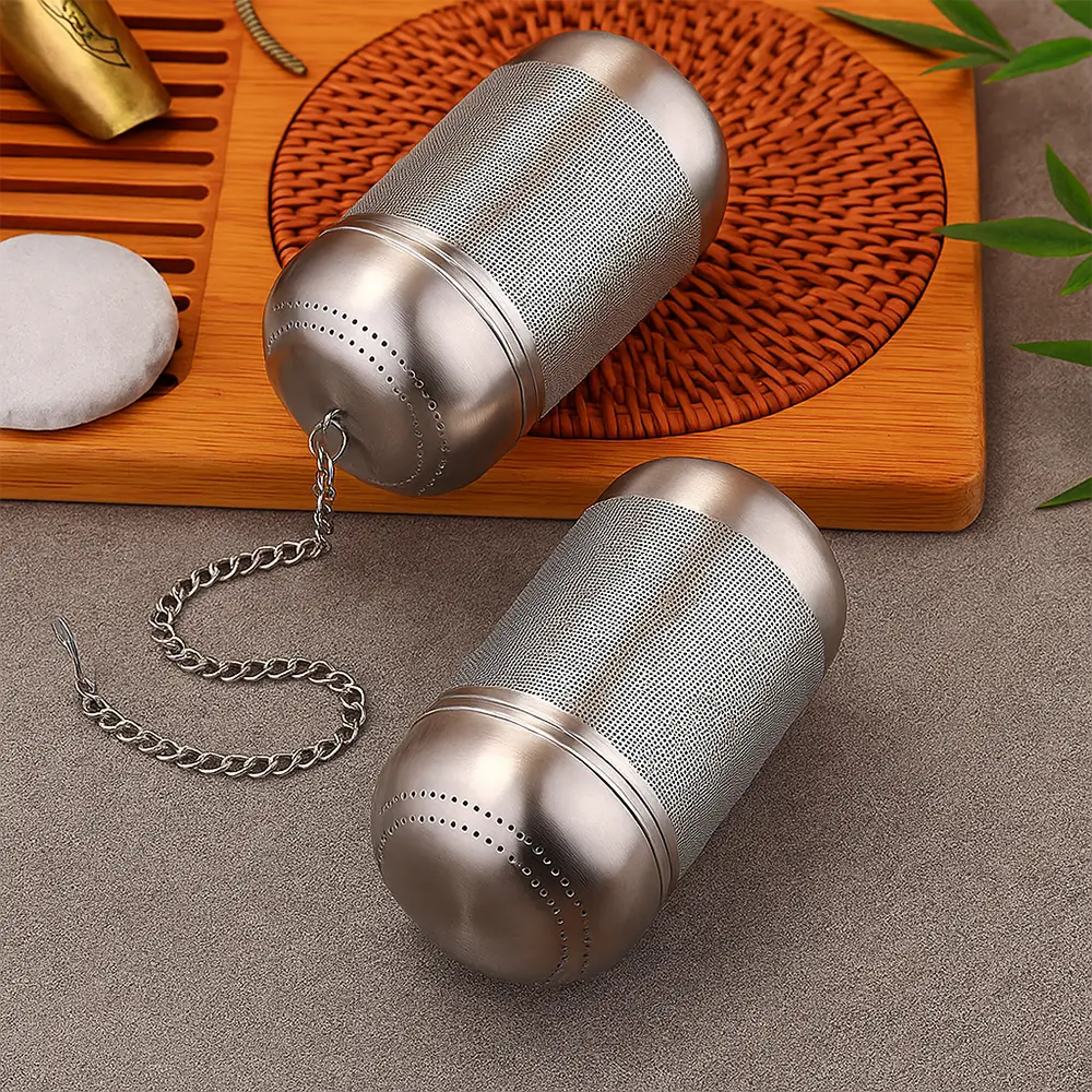 Infusor de Chá EasyTea com Corrente – Aço Inoxidável
