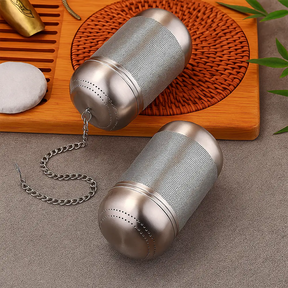 Infusor de Chá EasyTea com Corrente – Aço Inoxidável
