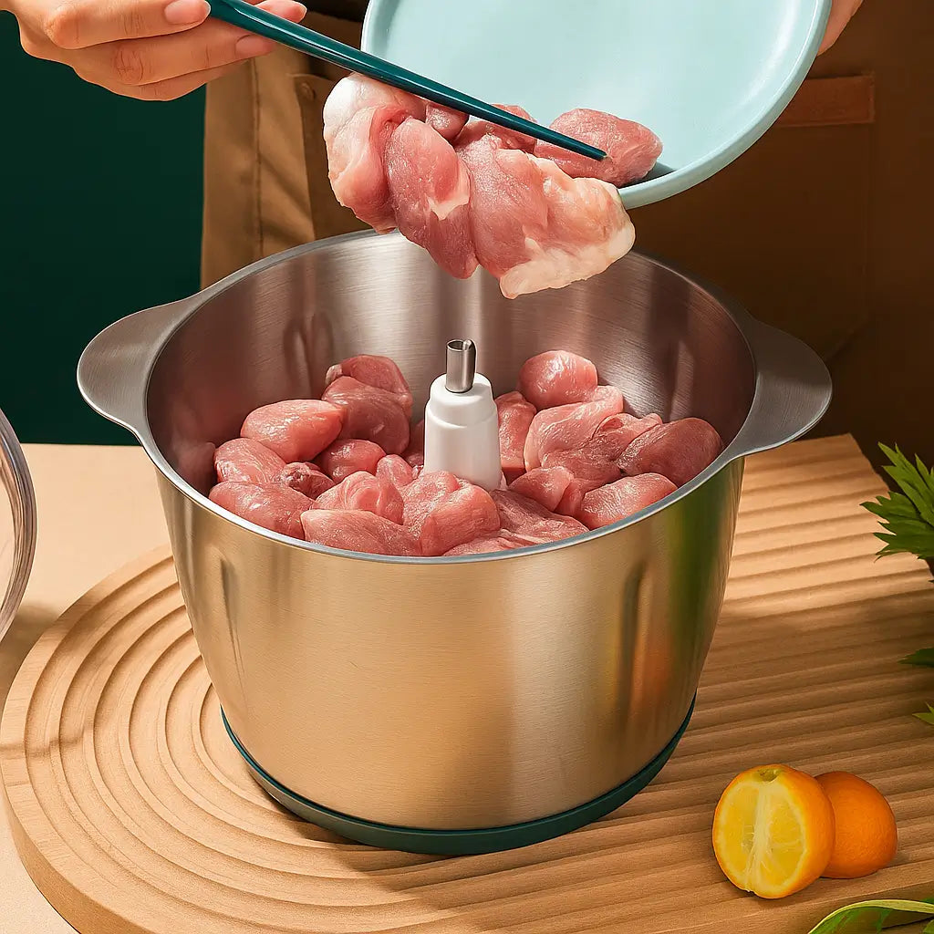 Processador e Triturador Elétrico TurboMix