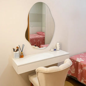 Espelho Orgânico Elegance 60x40 de Luxo – Não Precisa Furar a Parede