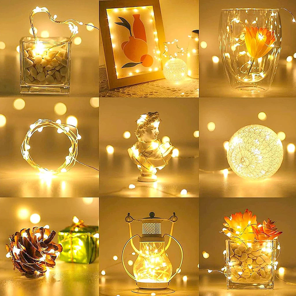 Fio de Fada LED à Prova D'Água com Controle Remoto – 10m ou 20m Bivolt